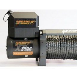 Wyciągarka K7000XP 12V z liną syntetyczną i sterowaniem bezprzewodowym 104:1