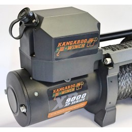 Wyciągarka K9000XP 12V z liną syntetyczną i sterowaniem bezprzewodowym 104:1